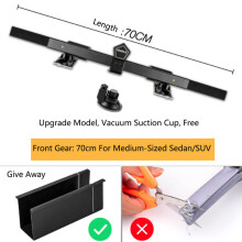 Tenda parasole retrattile per parabrezza auto, 70 cm, termoisolante, pieghevole, riflettente