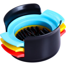 Egg Slicer 3 In 1 Egg Cutter Multi-Function Half Egg Cutter For Eggs Hams Strawberry Banana Fruit Garnish Slicer