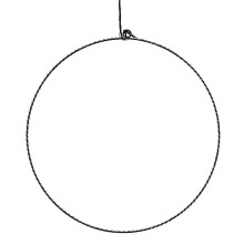 Metal Ring Solar Light Outdoor LED Garden Ornament Waterproof Fence Hanging