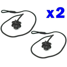 (Schwarz) 2 Stück Vw Golf Mk5 Mk6 Mk7 R Gti Kofferraum-Pakethalter-Kabel Drahtabdeckungsgurt Auto-Kofferraumkabel