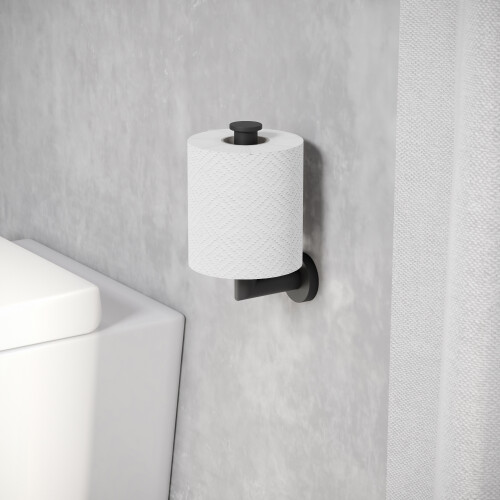 Cosmic Kubic Cool Toilet Holder | Vertical | Black 2