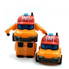 Acion Abbildung 6 Stile Robocar Korea Roboter Auto Transformation Spielzeug Feuerwehrauto Manuelle Verformung