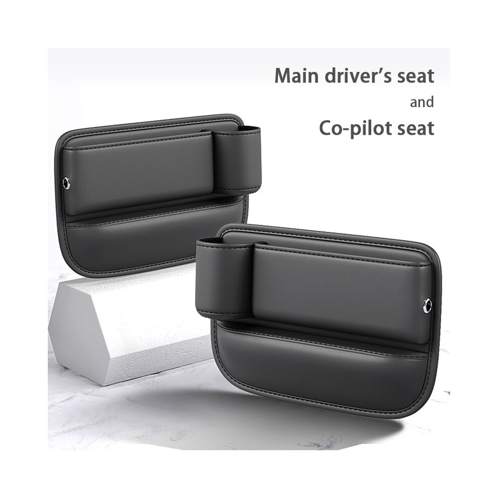 (2 pièces Chine) Sac de rangement pour siège de voiture en cuir PU pour console de voiture