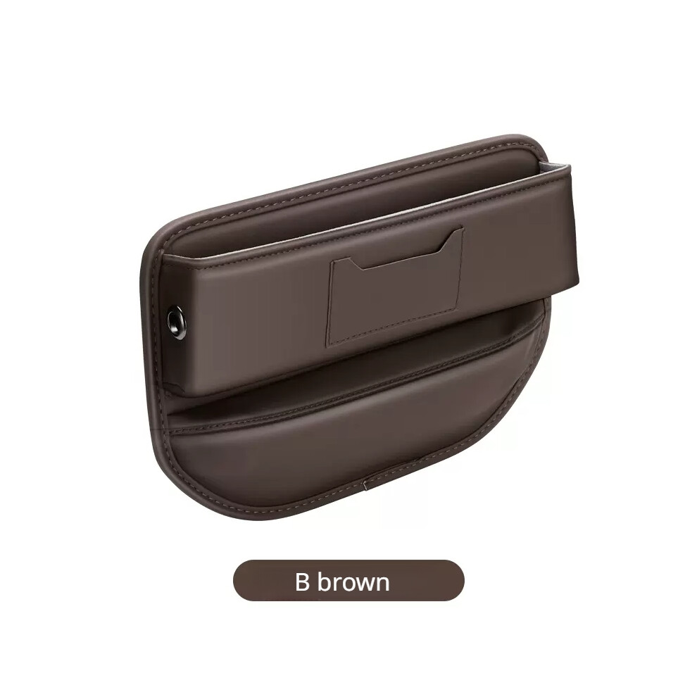 (B Marrone) Borsa Portaoggetti Multifunzionale Per Lo Spazio Tra I Sedili, Con Riempitivo Per Lo Spazio Tra I