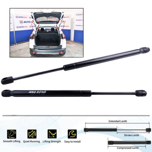 (Black) Tailgate Boot Gas Springs Peugeot 2008 I CU 2013 onwards