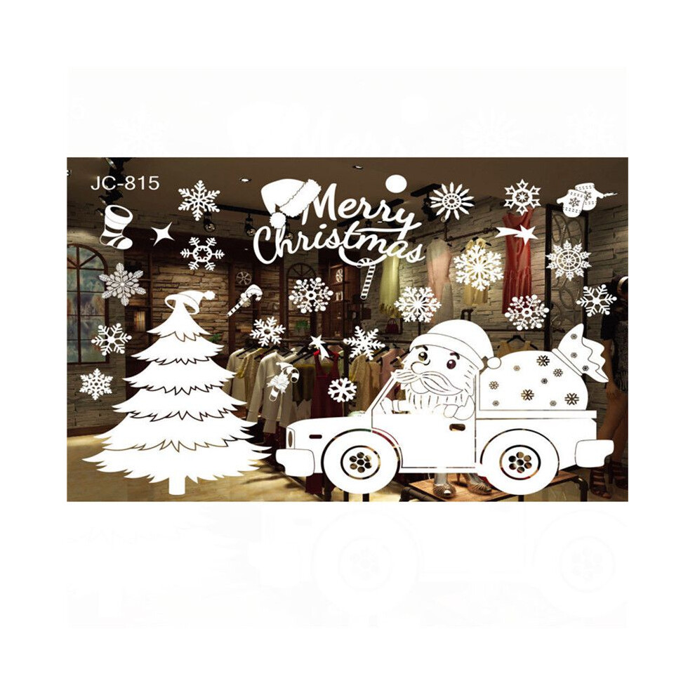 (Car) Christmas Merry Wall Stickers Window Glass Decals Home Room Xmas New Decor Year-image-OPC-PH98KMB-NEW