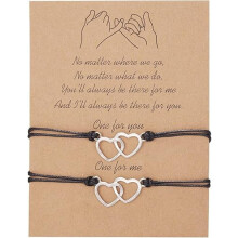 Couple Bracelets Heart Bracelets Long Distance Relationship Matching Bracelets for Couples and Lovers Best Friend Friendship Bracelet