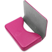 RFID Blocking Wallet - Minimalist Leather Business Credit Card Holder - Rose