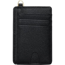 Slim Minimalist Front Pocket Wallet RFID Blocking Credit Card Holder for Men & Women