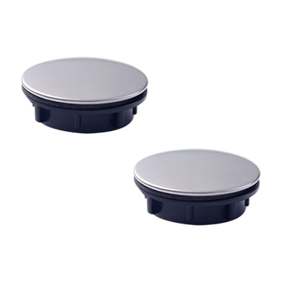 Set Of 2 Kitchen Sink Hole Covers For Kitchen Sink, Faucet Hole Cover, Bathroom Faucet Hole Cover, Stainless Steel Sink Overflow Covers (35Mm) 7770198210491