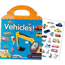 Children's truck stickers, 2-4 year old children's toys, children's window clips, educational stickers, children's toys, Christmas birthday gifts