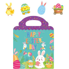 2-4 Children's Easter Sticker Book, Children's Easter Sticker Game, Boys and Girls' Easter Gift Easter Egg Rabbit Sticker