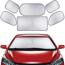 Sunshade 6PCS Car Sunshade Blocks UV Rays Protector Front or Rear Sun Reflector UV Anti Snow Frost for SUV Most Vehicles