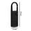 4 Pcs Zipper Pulls Tab Replacement Luggage Zipper Pull Extension Backpack Zippers Tags Handle Mend Fixer Repair For Suitcase-Black 6