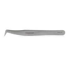 Eyelash extension tweezer set Straight and curved tips False eyelash tweezers Eyelash applicator tool-Big Seven tweezers - stainless steel version