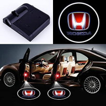 2Pcs for Honda Wireless Car Door Logo Light LED HD Welcome Courtesy Ghost Shadow Projector Lamp Fit for Honda Cars