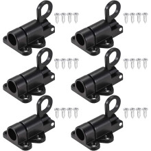 Pieces Automatic Door Latch Door Lock Window Lock with 24 Screws Security Automatic Latches for Window Door Safety Ring