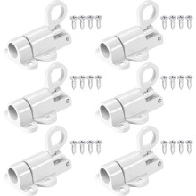 Pieces Automatic Door Latch Door Lock Window Lock with 24 Screws Security Automatic Latches for Window Door Safety Ring