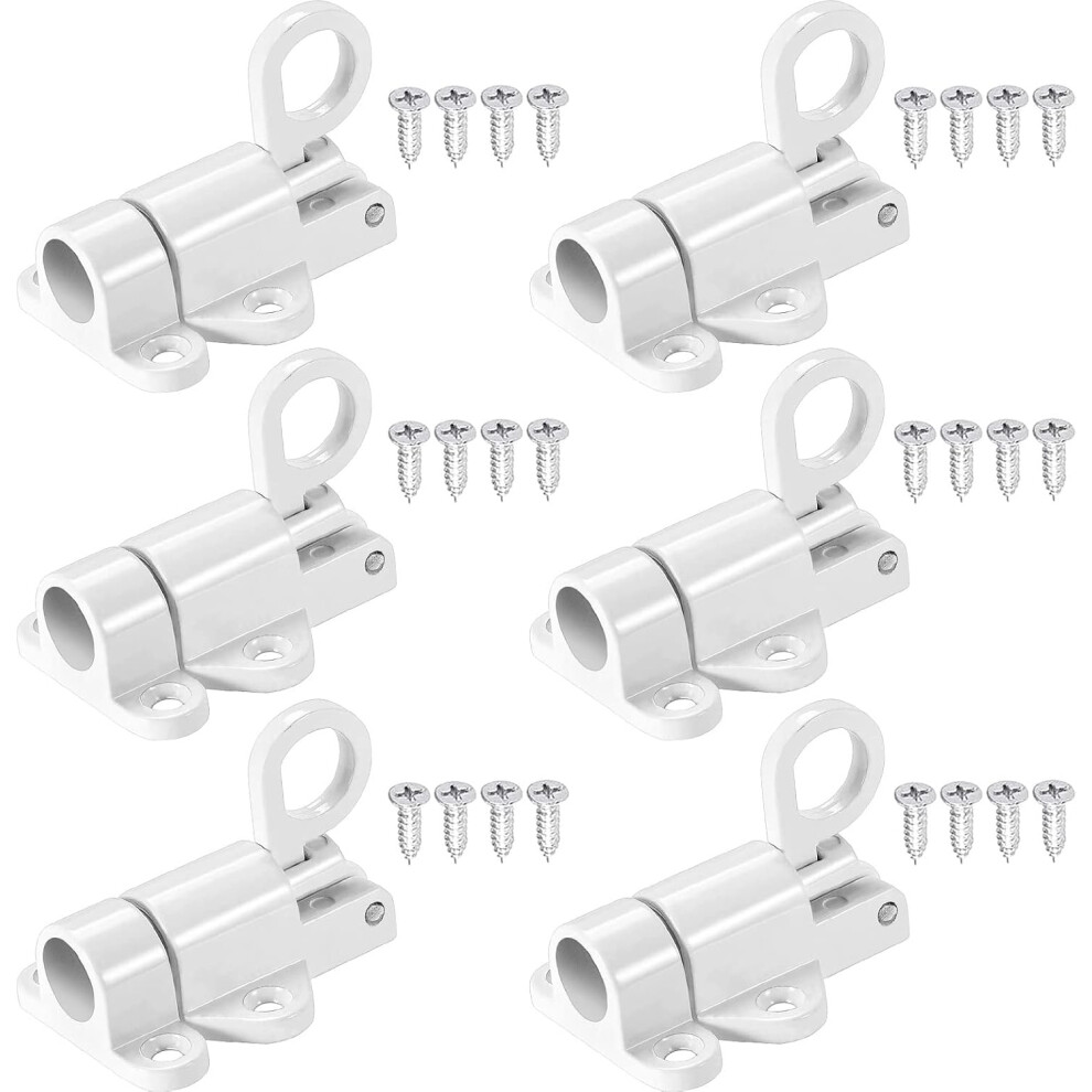 Pieces Automatic Door Latch Door Lock Window Lock With 24 Screws Security Automatic Latches For Window Door Safety Ring 7770198219951