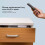 Bluetooth Smart Cabinet Lock - Invisible Keyless Lock APP Remote Unlock for File/Wardrobe/Shoe Cabinet/Box Security 5