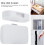 Bluetooth Smart Cabinet Lock - Invisible Keyless Lock APP Remote Unlock for File/Wardrobe/Shoe Cabinet/Box Security 3
