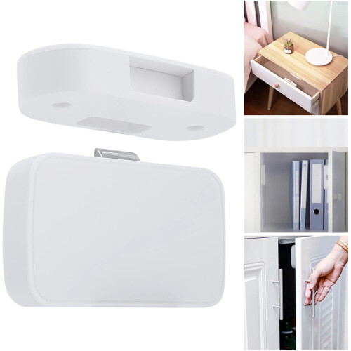 Bluetooth Smart Cabinet Lock - Invisible Keyless Lock APP Remote Unlock for File/Wardrobe/Shoe Cabinet/Box Security 1
