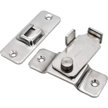 Sliding Barn Door Swing Security Handle, Pocket Door Latch, Heavy Duty Stainless Steel Bar Door Locks Security Door Lock
