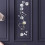 Mirror wall sticker, elegant mirror setting wall sticker, stick on wall mirror wall decoration, silver 4