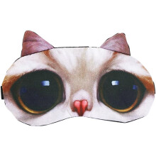 Cute 3D Animal Sleep Mask Cat Dog Eye Mask Eyeshade for Kids Girls Women Adults (Ragdoll)