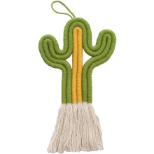 Cute Cactus Wall Decor, Colored Large Tapestry Macrame Boho Decor Tapistries For Wall Bedroom Farmhouse Art-XRZ-3
