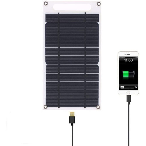 Solar Panel Charger, Portable Slim Solar Panel for Cell Phone Camping 2