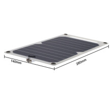 Solar Panel Charger, Portable Slim Solar Panel for Cell Phone Camping