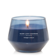 Yankee Candle Studio Candle Medium Warm Luxe Cashmere 10 oz: Lumnare de amestec de ceara de soia cu un ulei esen?ial de lunga durata | 40-65 ore