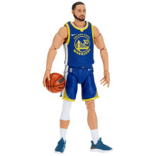 Figurita de Acción NBA Hasbro Starting Lineup Stephen Curry 6" con Tarjeta Exclusiva Panini