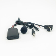 (microphone Bluetooth) Adaptateur de musique Bluetooth de voiture Biurlink 2 Style Adaptateur mains libres audio