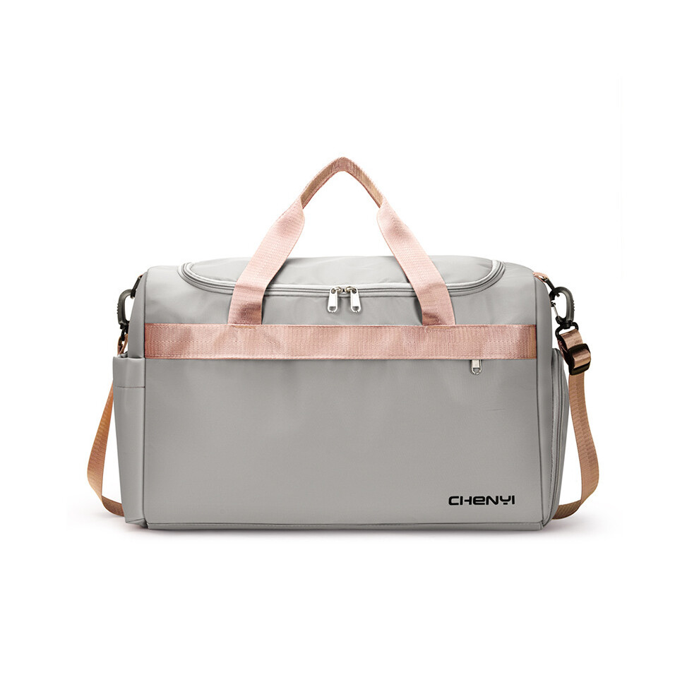 (Gris) Valise Sacs à main pour femmes Sac décontracté pour hommes Sac à bandoulière de haute qualité Sac de sport