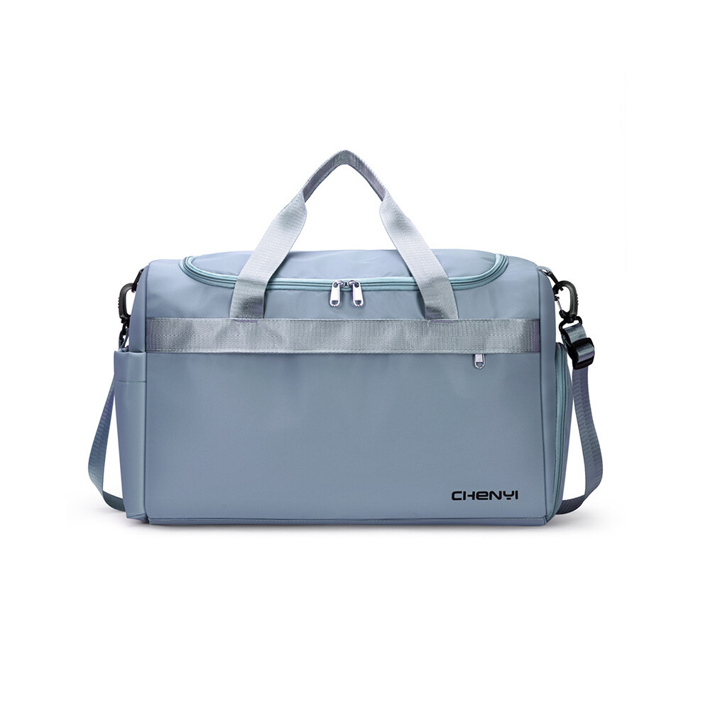 (Bleu) Valise Sacs à main pour femmes Sac décontracté pour hommes Sac à bandoulière de haute qualité Sac de sport