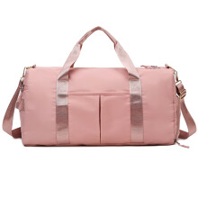 (Rose) Sac de sport extérieur en nylon imperméable pour hommes et femmes, LOGO personnalisé, tapis de yoga, sac