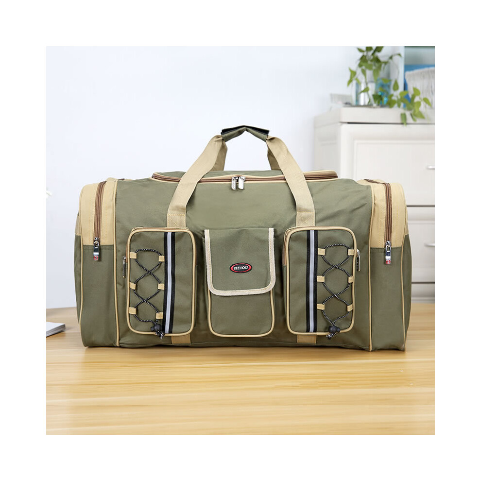 (Vert clair A) Sac de voyage Oxford grande capacité Sac de voyage imperméable Sac de voyage extra large Sac de