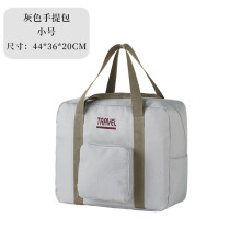 Valises pliables unisexes en tissu Oxford imperméable (S-Gris) - Grande capacité - Pour ranger vos bagages - Sacs