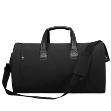 (Noir) Valise d'affaires Oxford imperméable de grande capacité pour homme, sac à main souple et décontracté, sac