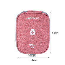 (bordeaux) Trousse de premiers secours portable pour voyage en plein air Trousse médicale de premiers secours