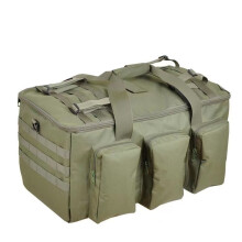(Vert armée) Sac à main multifonction 50 L grande capacité pour homme, mallette de voyage, porte-monnaie, sac