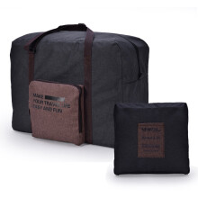 (Noir) Sac de voyage pliable de haute qualité en tissu Oxford, sac à main, sacs de voyage pour hommes et femmes,