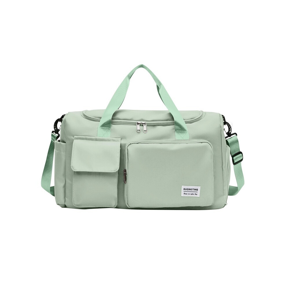 (Vert clair) Sac de voyage étanche de grand volume Sac de voyage Sac à main Sac à bandoulière de yoga pour femme
