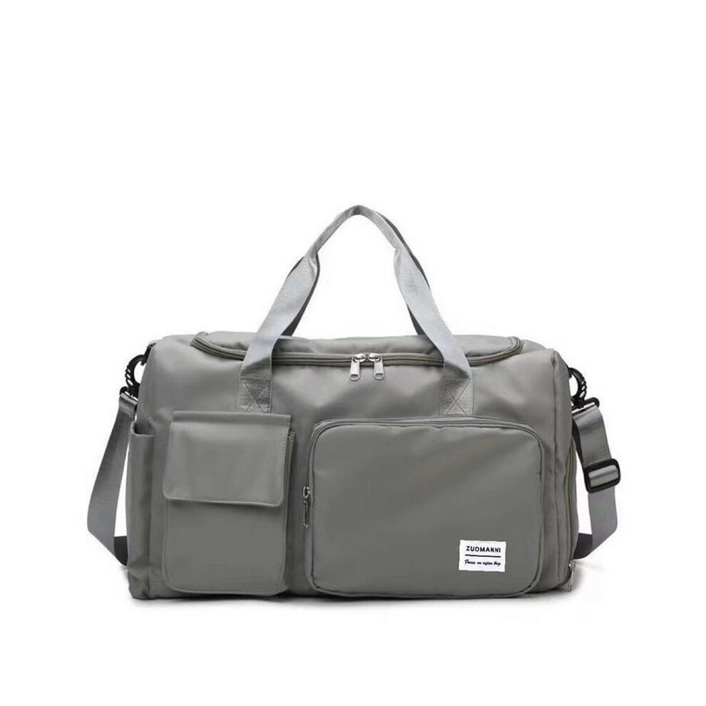 (Gris 1) Sac de voyage étanche grand volume Sac de voyage Sac à main Sac à bandoulière de yoga pour femme Sac