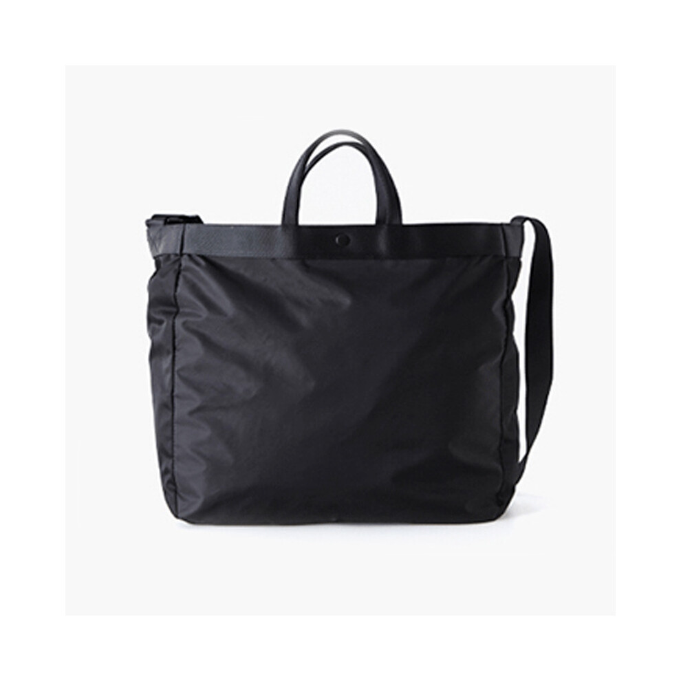 (NOIR) Nouveau grand sac de voyage imperméable grand sac de sport portable sacs à bandoulière pour femmes valises