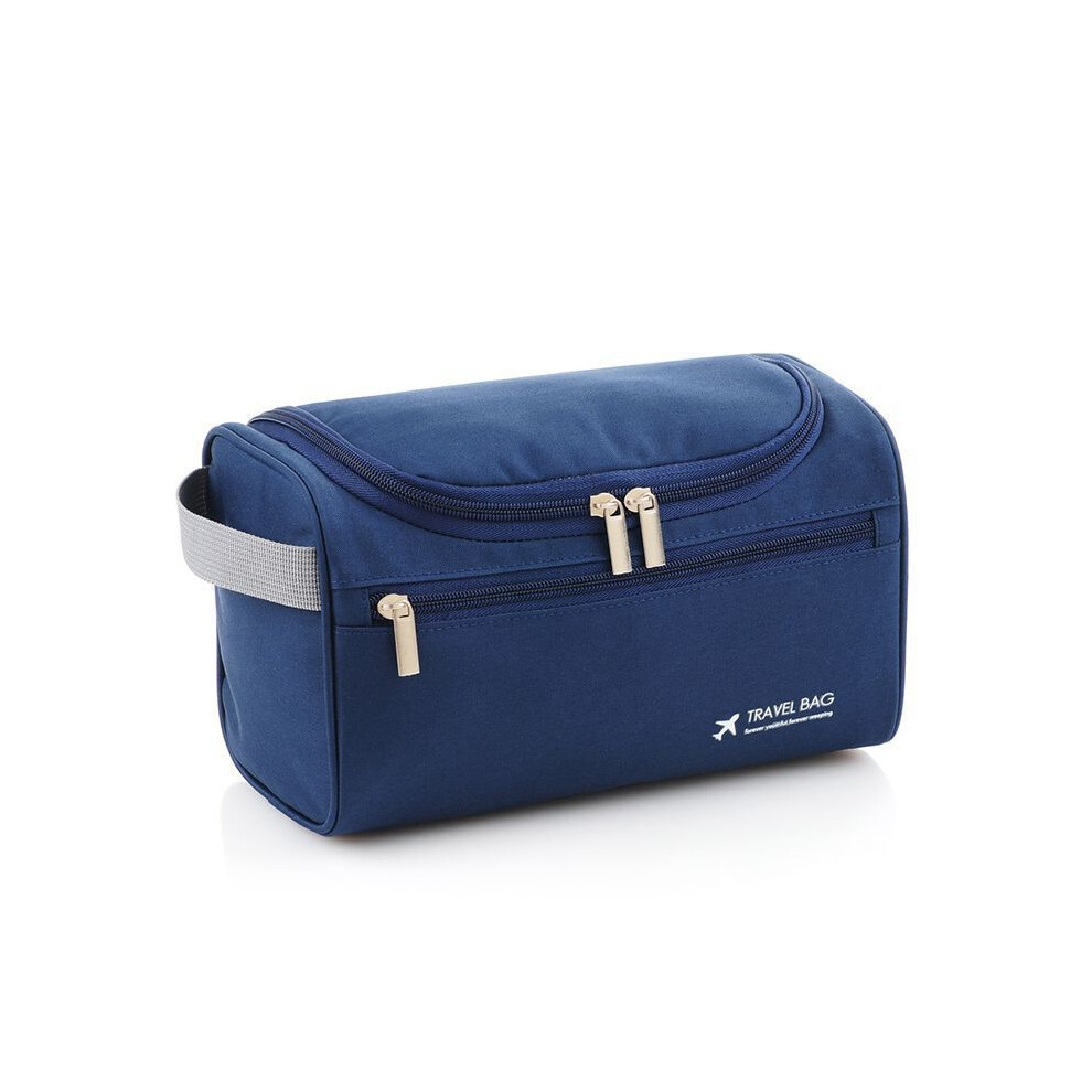 (Marine) Valise pour homme, grande capacité, sac de rangement étanche, organisateur de produits de toilette de