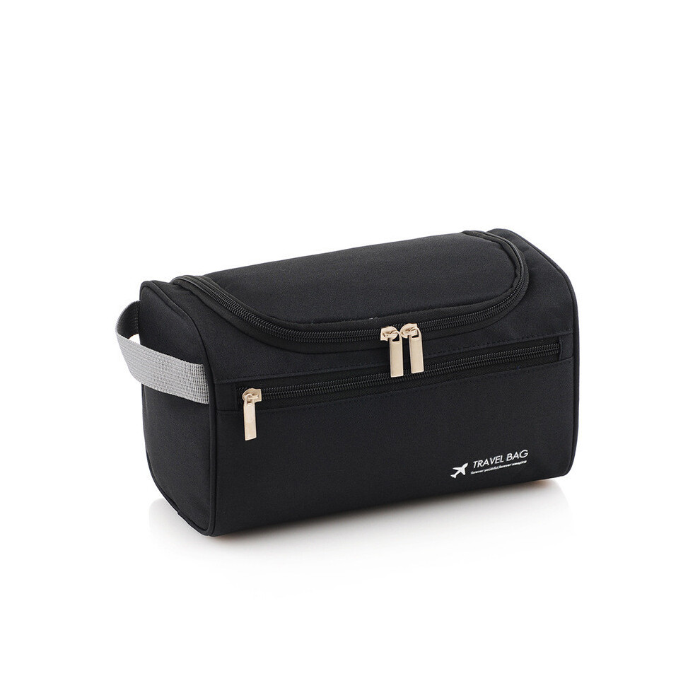 (Noir) Sac de voyage pour homme, grande capacité, étanche, rangement, articles de toilette, organisateur, multifonction,
