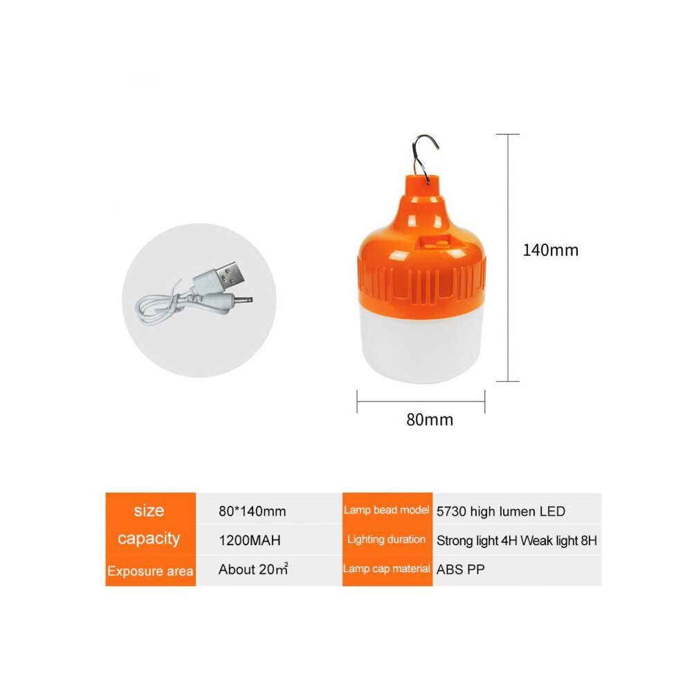 (03 80W) Xiaomi Lampes de camping portables rechargeables à LED Lanterne de camping Ampoule de secours Lampes